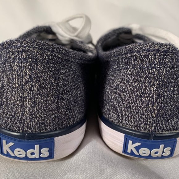 LIKE NEW   KEDS SNEAKERS  HEATHER BLUE 7 - Picture 1 of 4